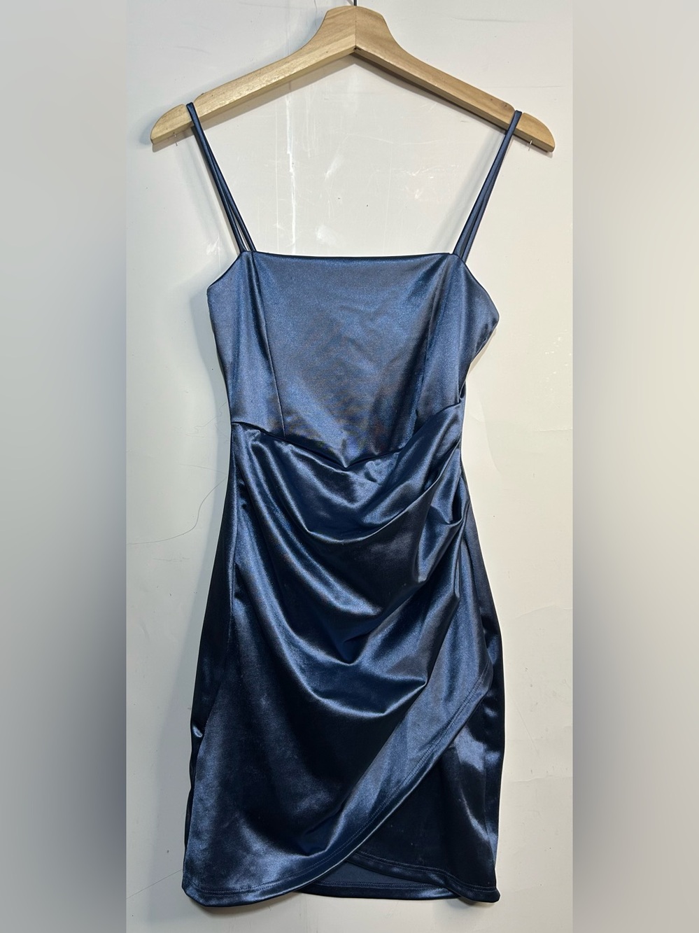 5 for $25🔥Windsor Satin Blue Mini Dress Small‎